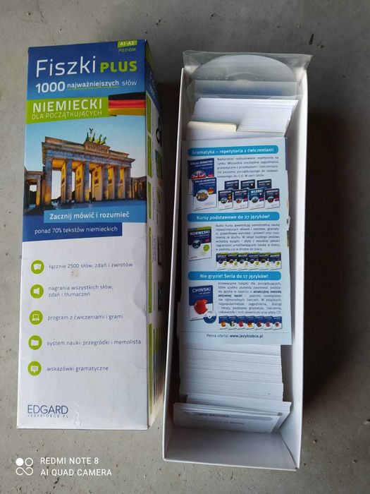 Fiszki do nauki języka Niemieckiego