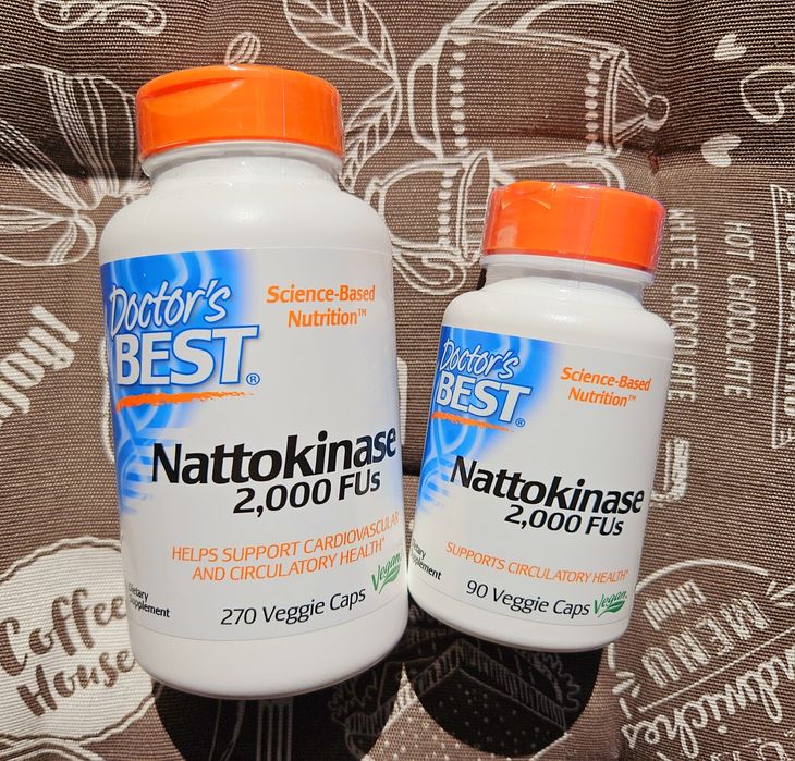 Nattokinase наттокіназа натокиназа 2000 ФО Dr Best 90 270 шт