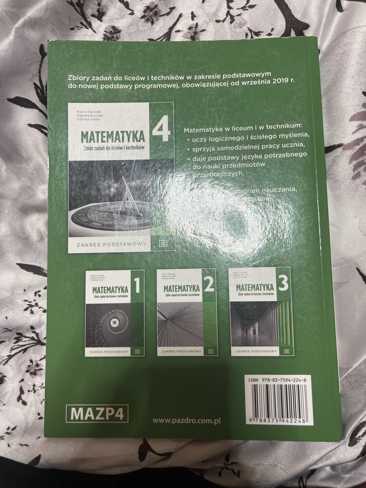 Matematyka zbiór zadań do liceów i techników kl4 (tech/lic)