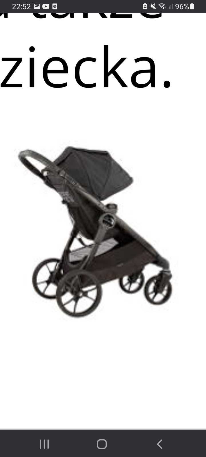 Wózek dziecięcy City premier Baby Jogger