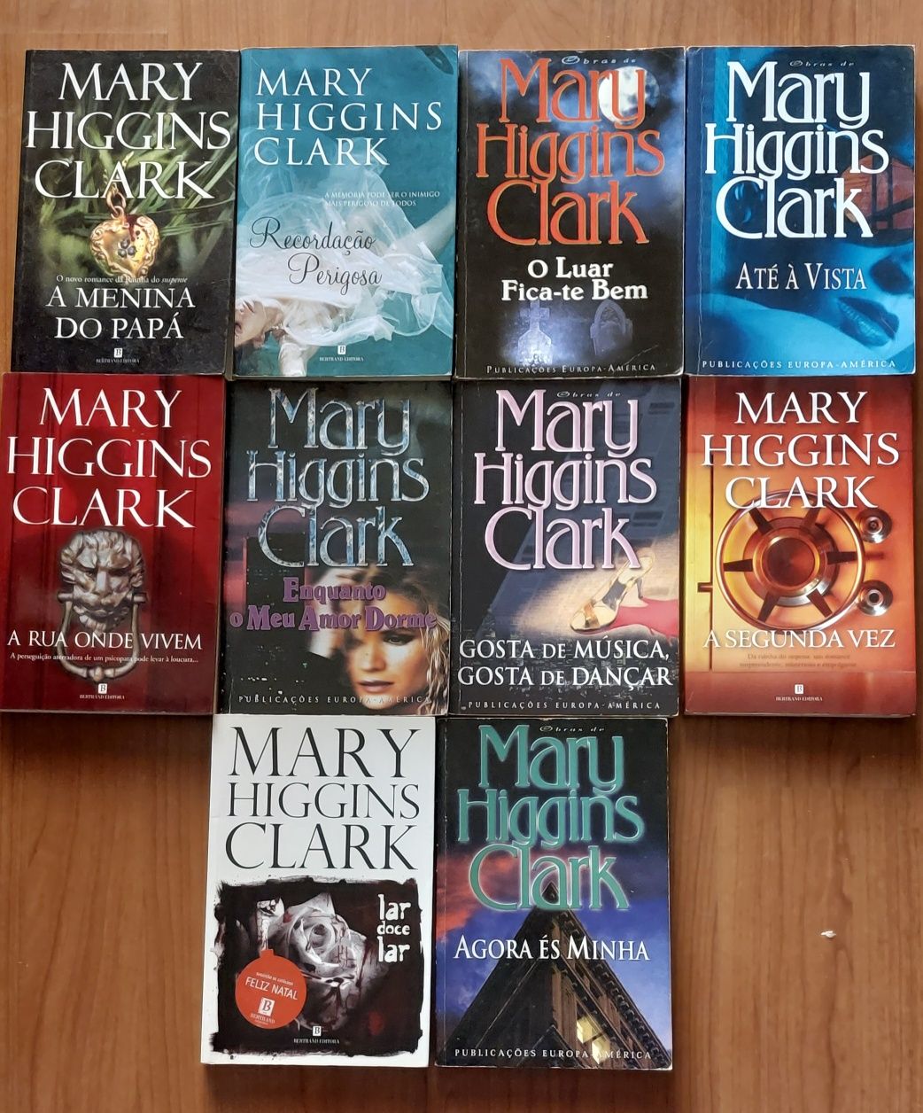 Colecção de livros Mary Higgins Clark