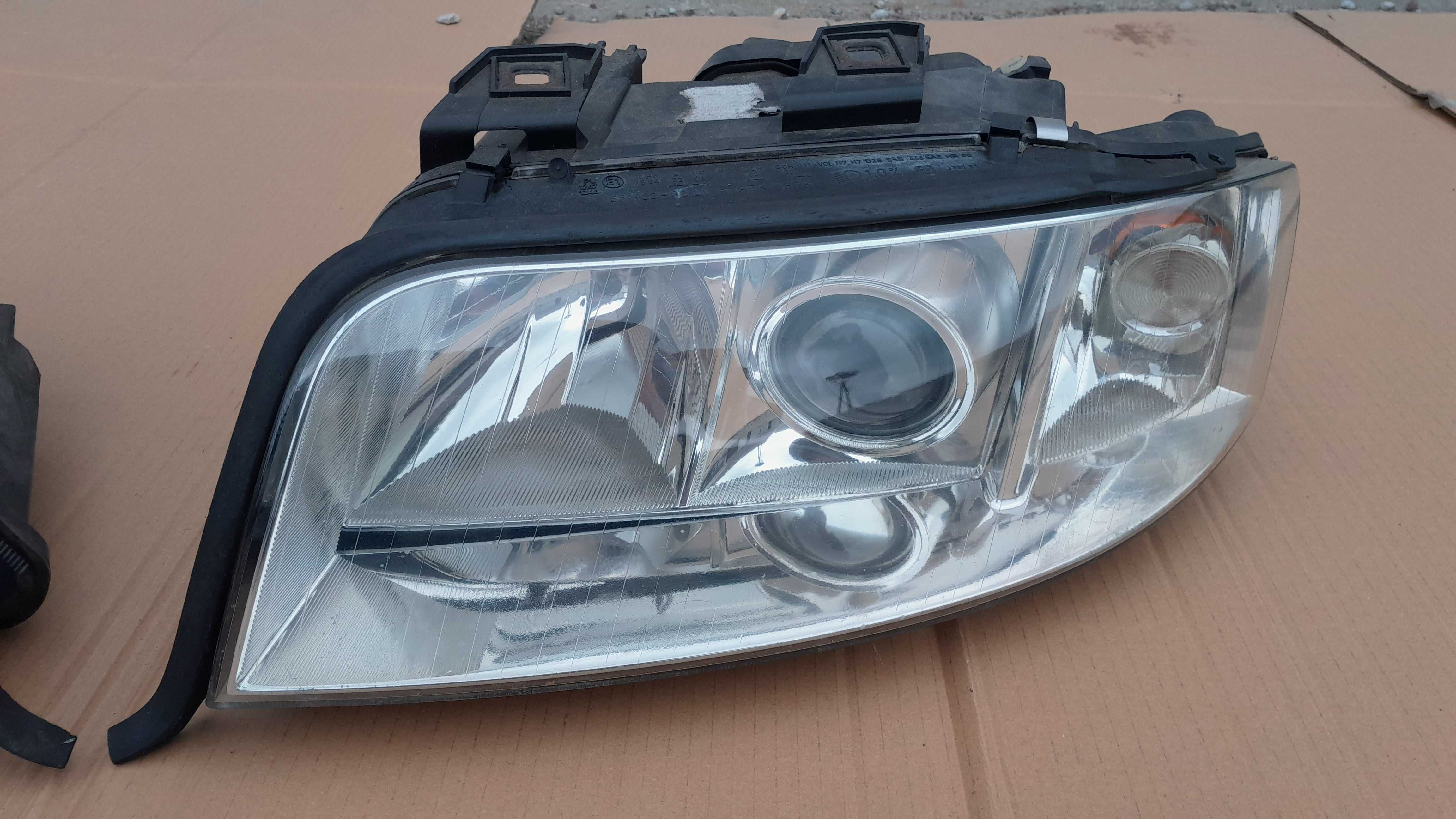 Lampy przednie reflektory przód lewa + prawa Bi-xenon AUDI A6 C5 LIFT