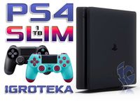 PlayStation 4 Slim 1 TB + 2 Геймпада (PS4)