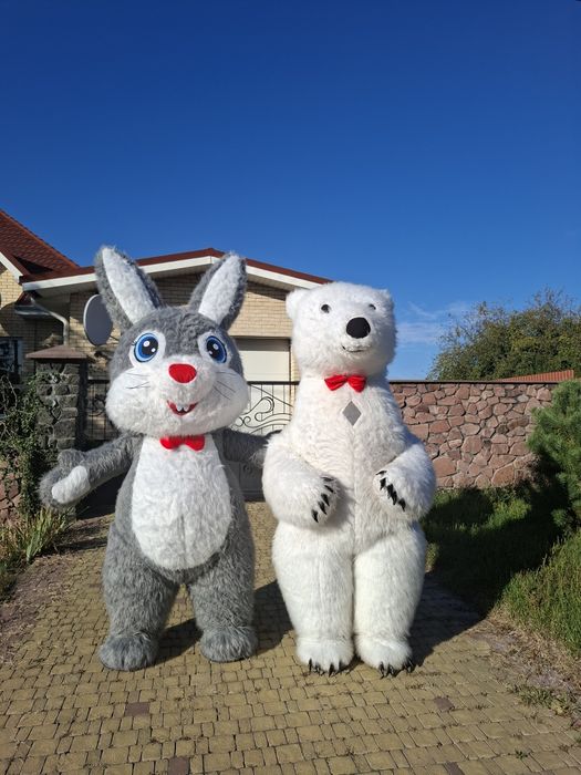 Привітання аніматора мішка, ведмедик, зайчик, зайка Подарунок