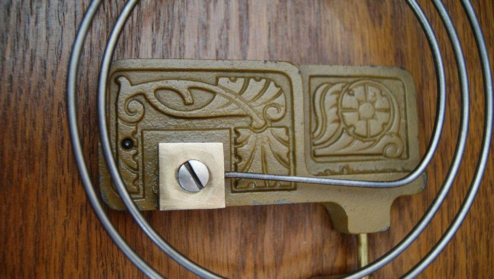 219 Zegar wiszący mechaniczny Junghans z 1922 roku antyk