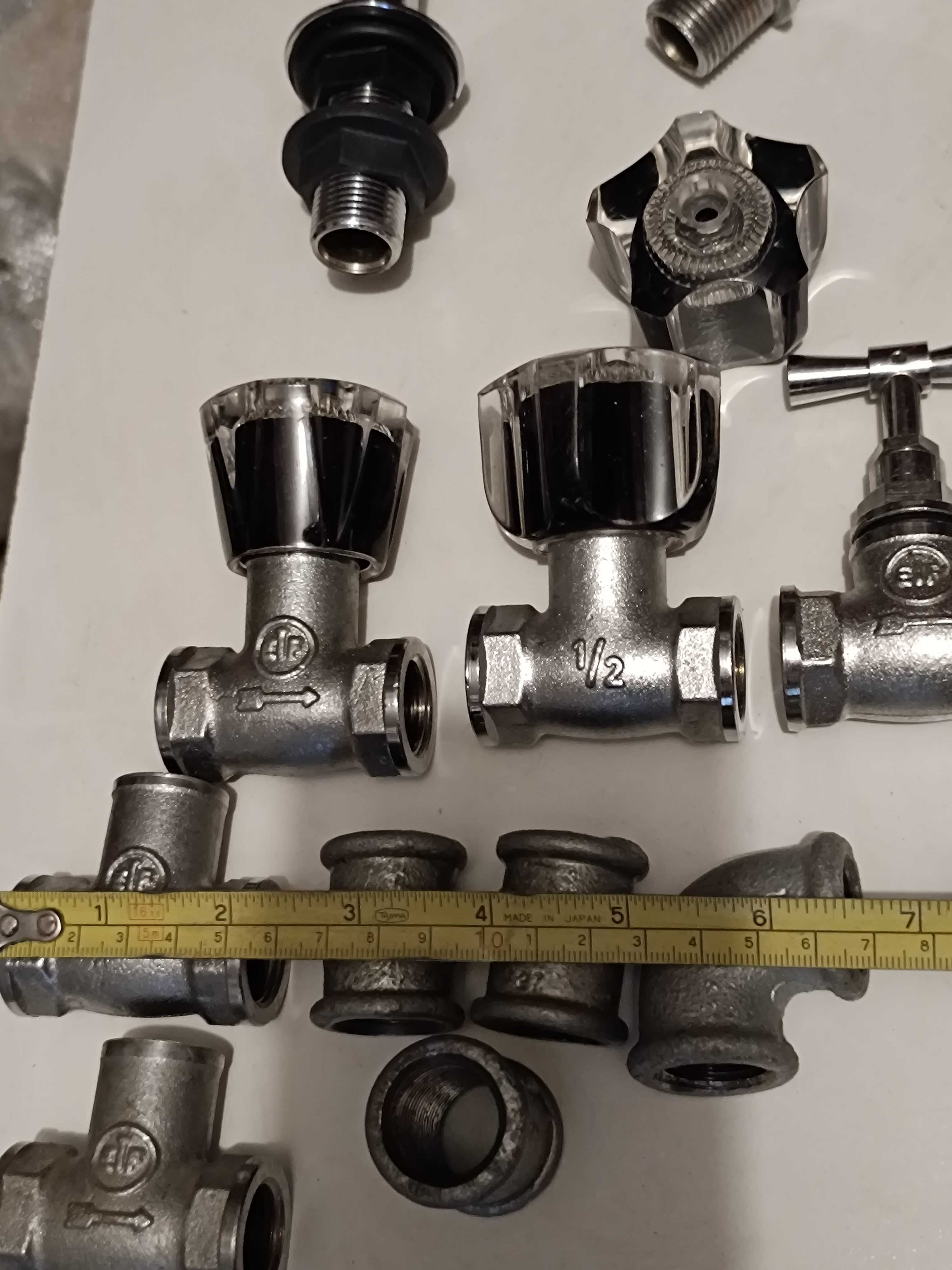 Conjunto de Torneiras tubos adaptadores