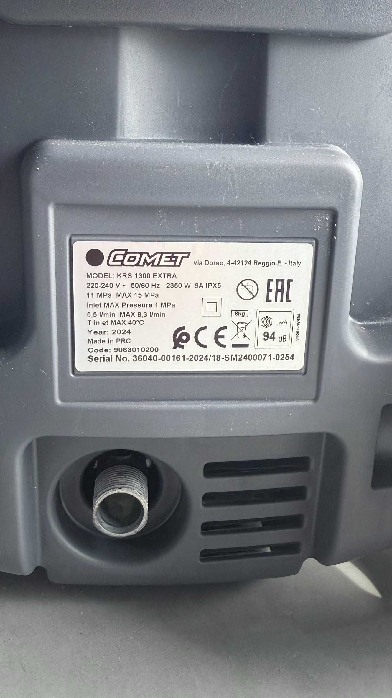 Lavadora KRS 1300 EXTRA COMET