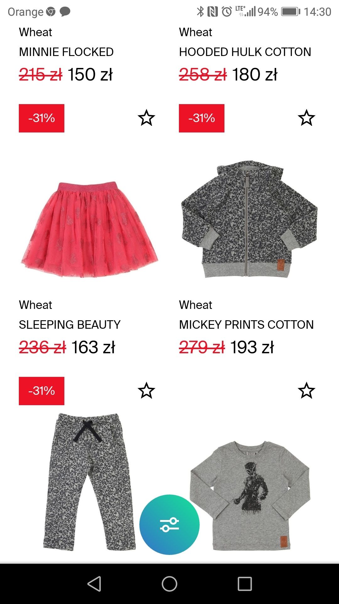 Wheat 152 Mickey Disney Bluzka Henley Nowa