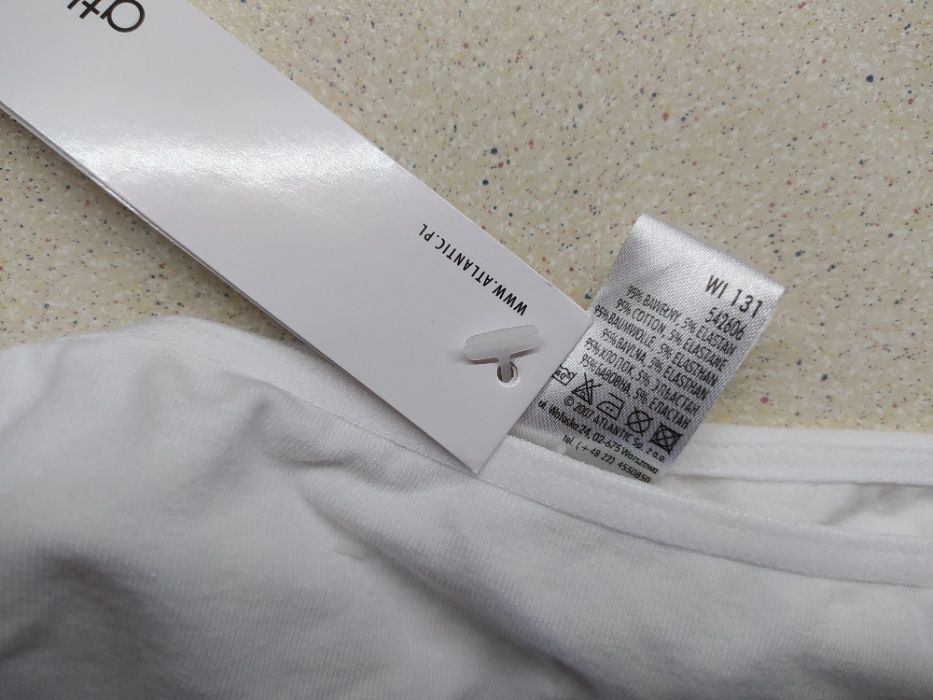 Білі трусики-стрінги Atlantic (Польща) р.S