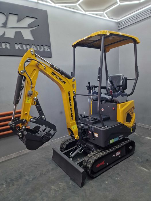 NOWA Mini Koparka Berger Kraus BK1250JS JOYSTICK skrętne ramie