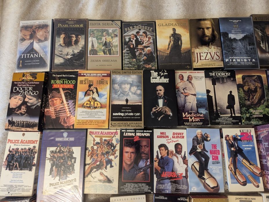 Kasety VHS Amerykańskie, Polskie, Kolekcje