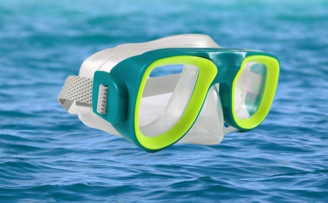 Okulary do pływania nurkowania gogle z noskiem