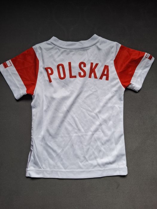 Koszulka dziecięca Polska kibic NOWA