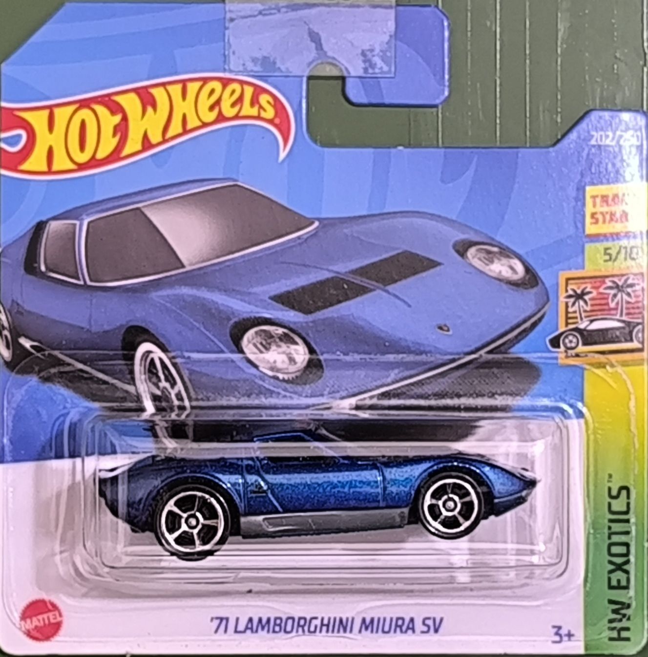 '71 LAMBORGHINI MIURA SV Hot Wheels 2022 r. 202/250 HCX02-R521 nr1416