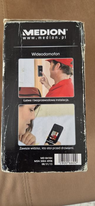 Telefon bezprzewodowy DECT z wideodomofonem