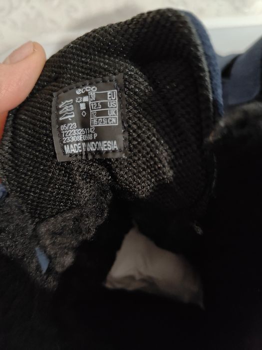 Дитячі зимові черевики ecco 30,31 розмір