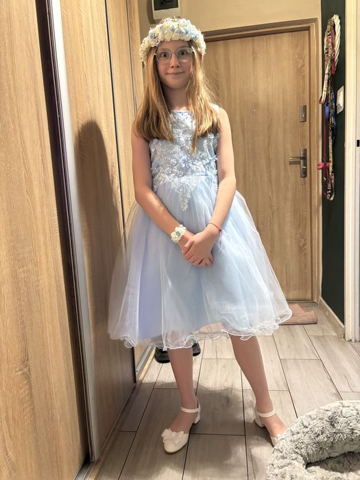 Sukienka dla dziewczynki wizytowa 146-152