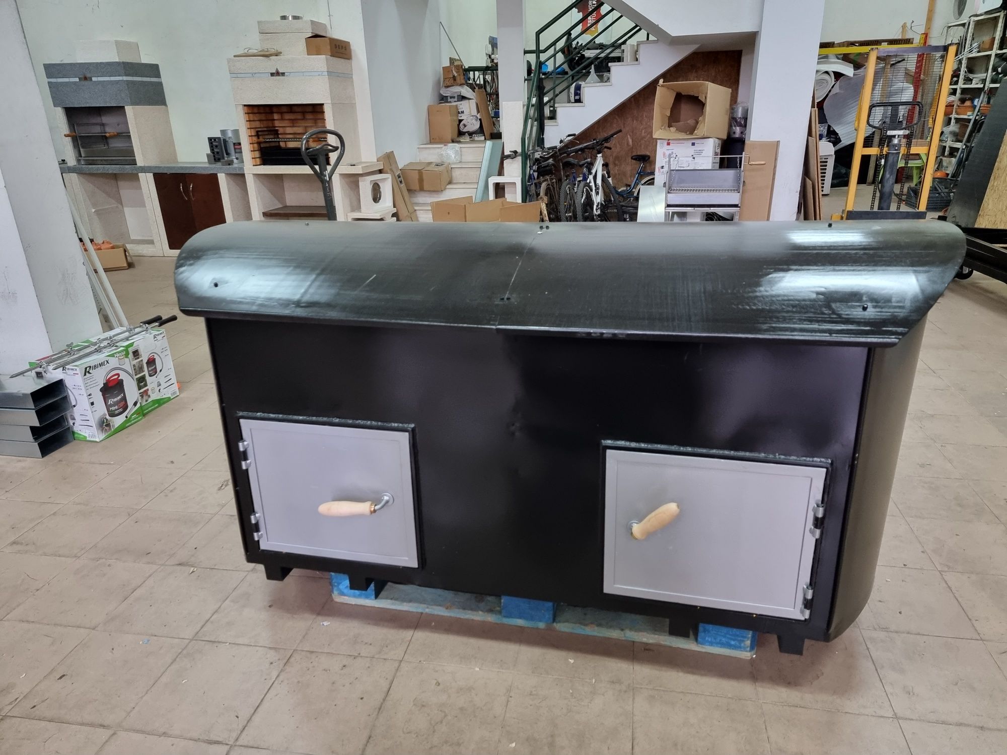Forno a lenha  duplo