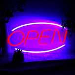 Nowy neon LED „OPEN” Hangrow – USB, 40×20 cm, efektowna dekoracja