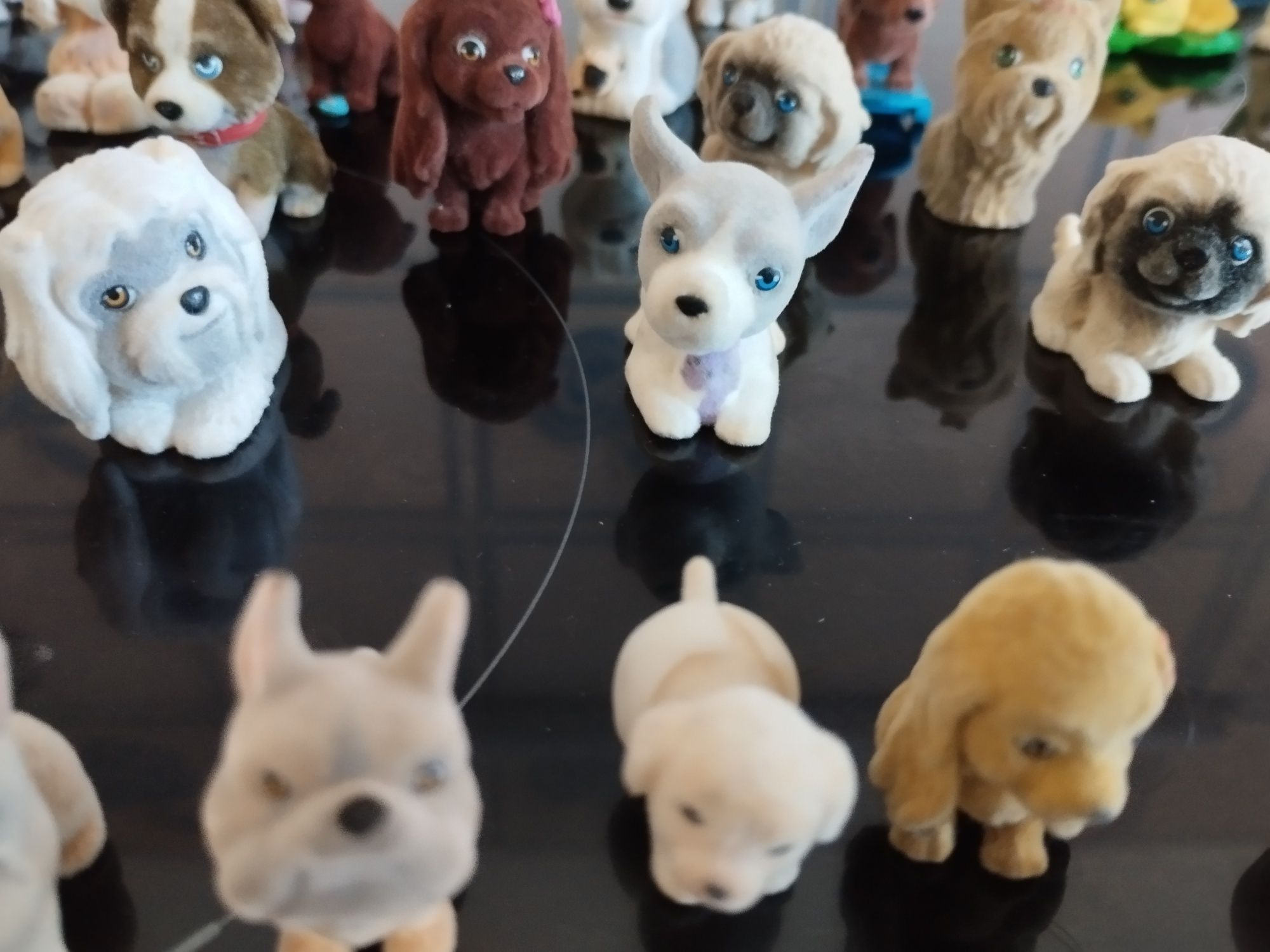 Figuras miniaturas caes gatos cavalos  para colecionar unid