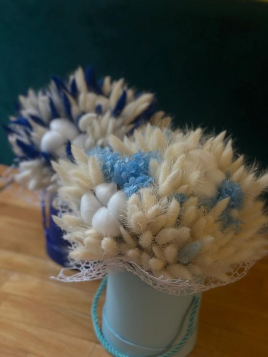 Flower boxy z  suszonych kwiatów