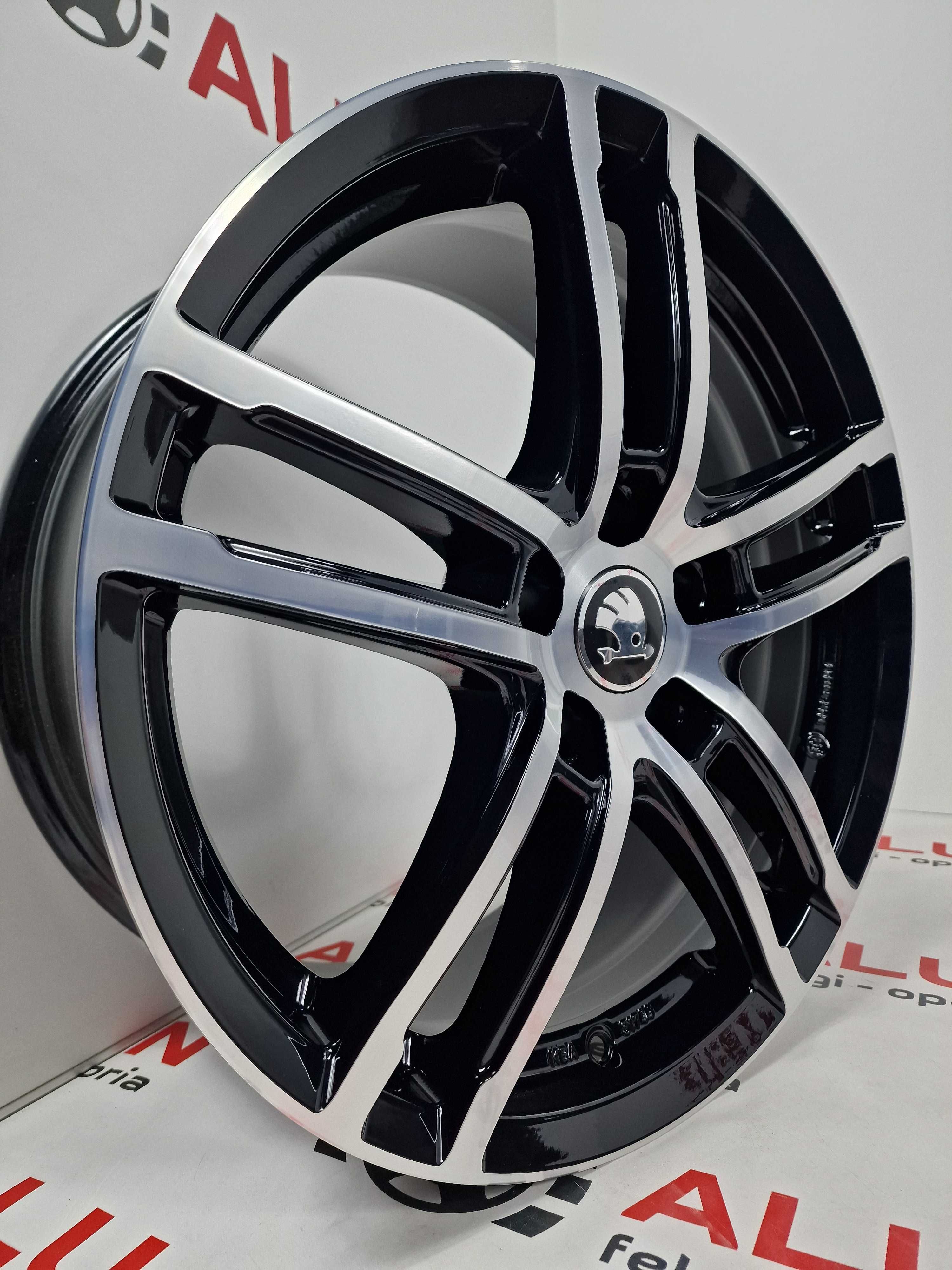 Nowe alufelgi SKODA 18" 5x112 SUPERB I 1 II 2 III 3 YETI Dark-Poler