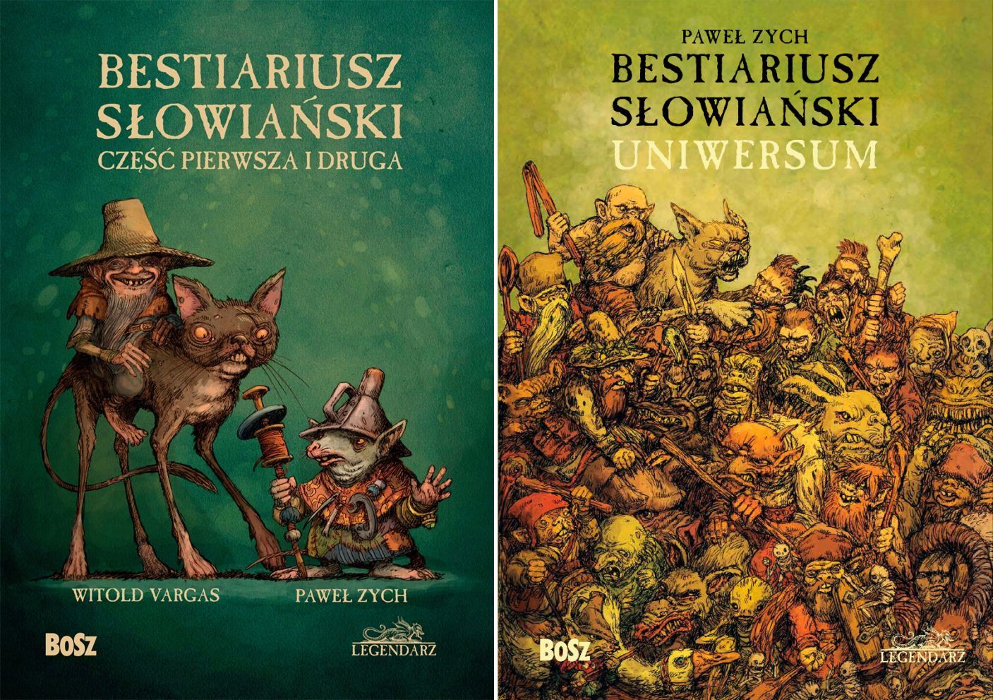 Bastiariusz Słowiański Część 1 I 2 + Uniwersum Zestaw
