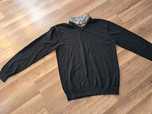 Pierre cardin sweter XL czarny koszula kratka męski