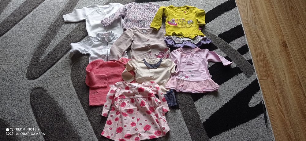 PROMOCJA Ubrania dla dziewczynki rozmiar 68- MEGA PAKA