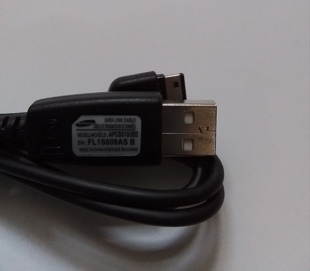 USB кабель Samsung APCBS10UBE для мобільного телефона Самсунг