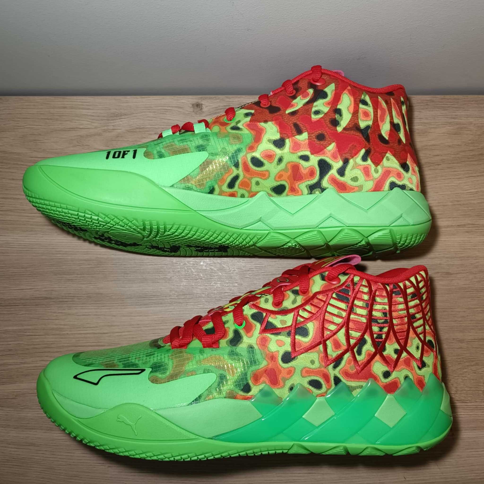 Puma MB.01 Thermal r. 46 (30 cm) Fluro Green Pes-PUMA Red