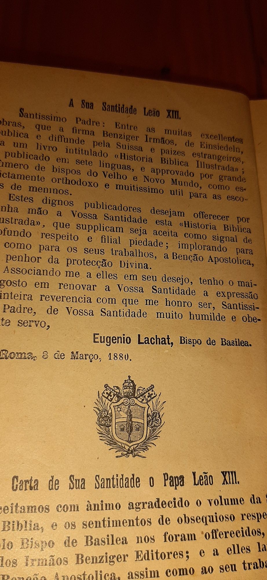 Antigo Livro  Velho e Novo testamento Ano 1880