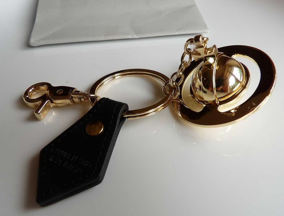 Vivienne Westwood luksusowy mosiężny brelok do torebki lub kluczy