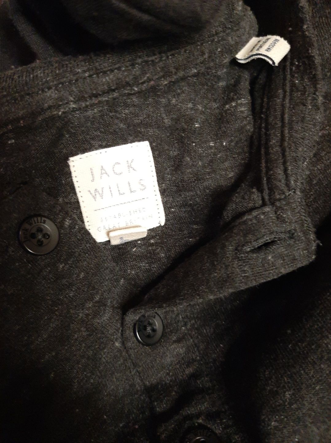 Męska czarna  bluzka Jack&Jones, slim Basic rozm.M