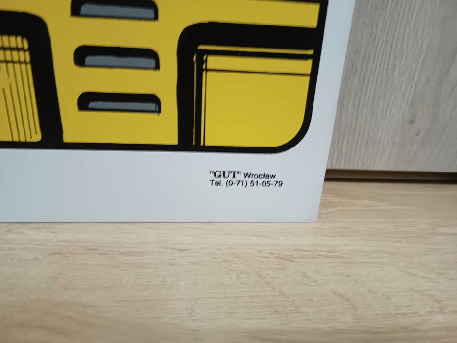 Kolejowa tablica ostrzegawcza PKP z PRL 2