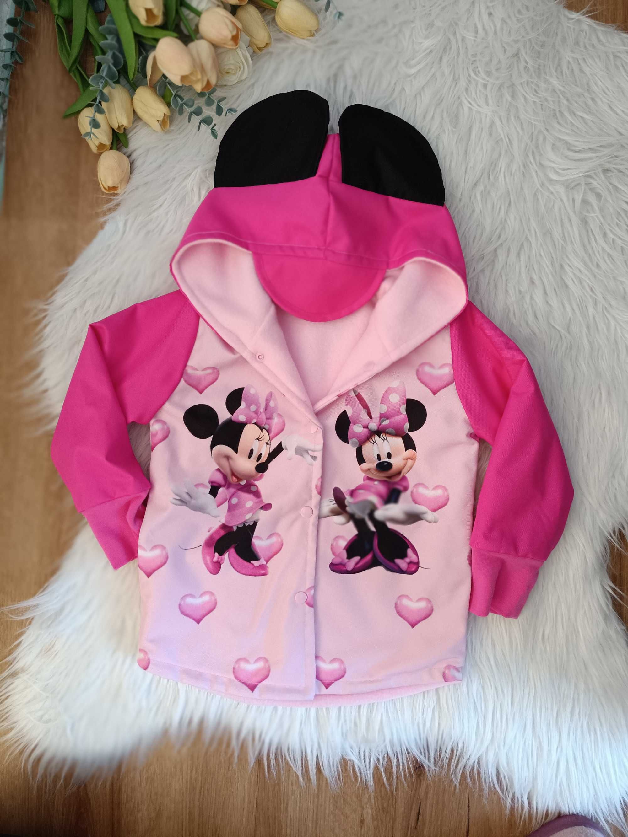 Sprzedam nową kurtkę przeciwdeszczowa z motywem Myszki Minnie