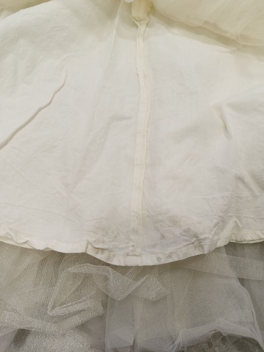 Комплект святковий піджак з комірцем і пишна фатинова сукня, 128-140