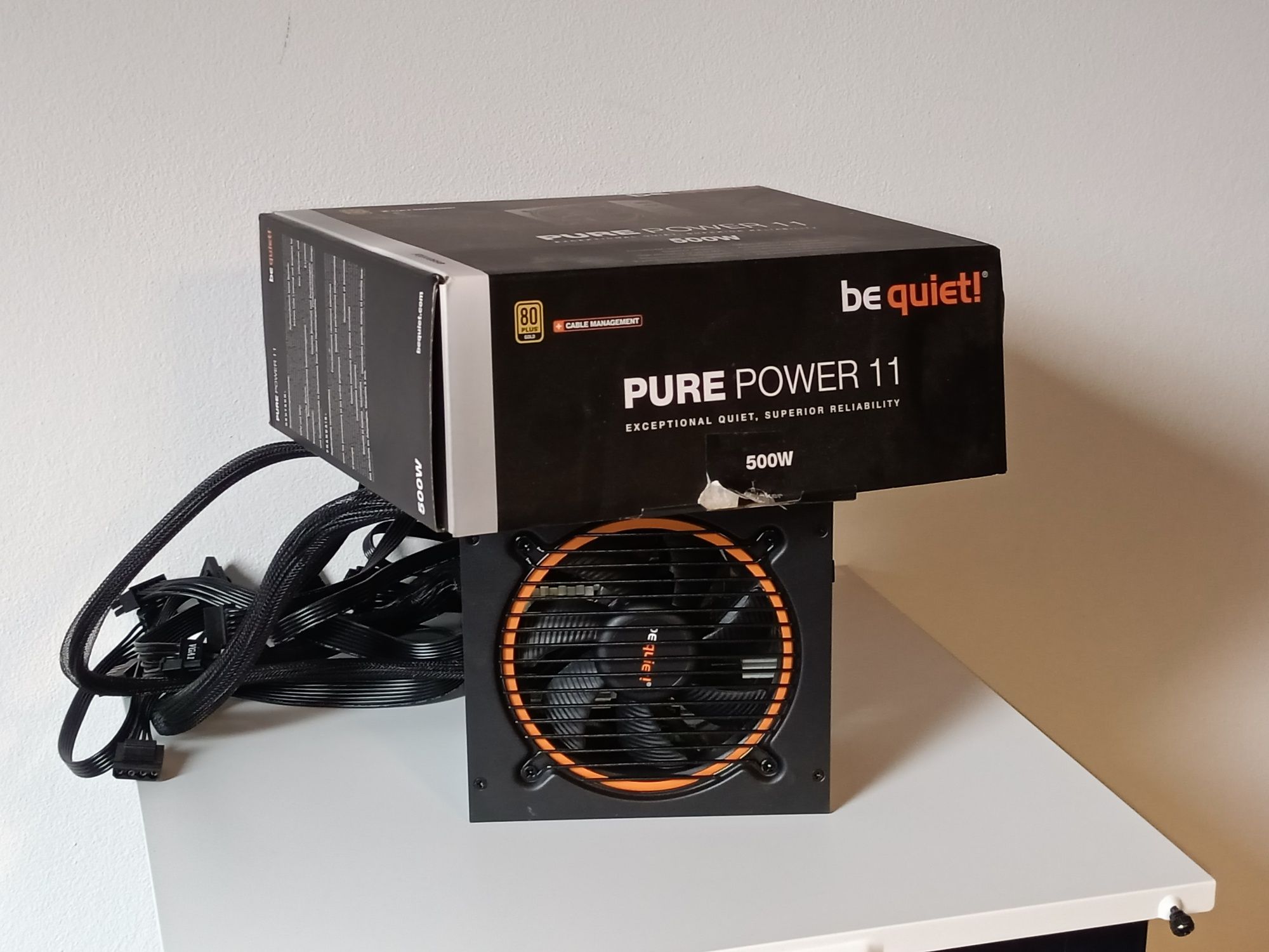 Zasilacz ATX Bequiet Pure Power 11 80 plus Gold 500W modularny pudełko