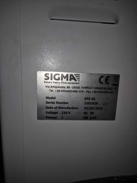 Prasa do ciasta do pizzy 400mm, 0,55 kW, 570x720x770mm | GRAFEN