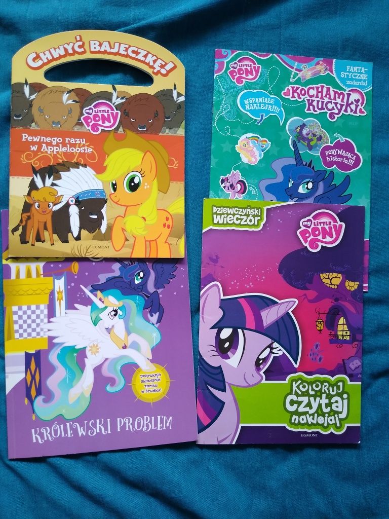 Pakiet My little pony Książeczki i naklejki