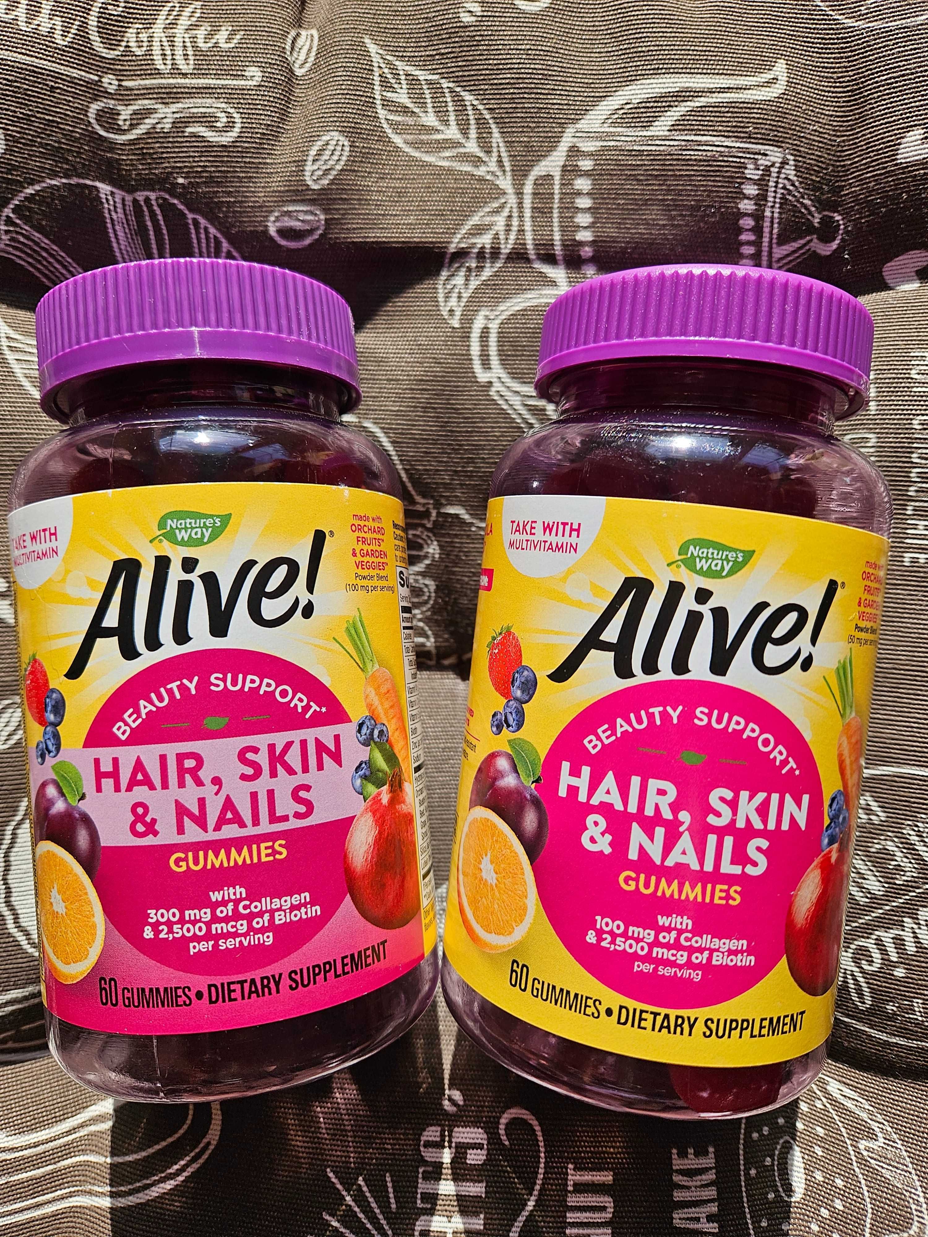 Alive вітаміни для волосся шкіри, нігтів з колагеном skin hair nails