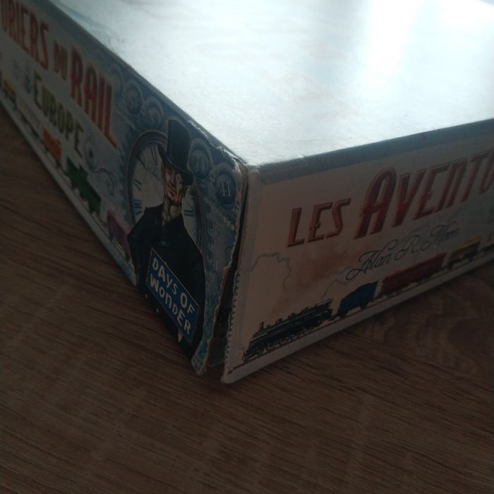 Gra planszowa "Wsiąść do pociągu Europa" wersja francuska