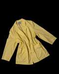 Żakiet damski Eldamo 70s M/L VEB Bekleidungswerk Zwickau żółty vintage