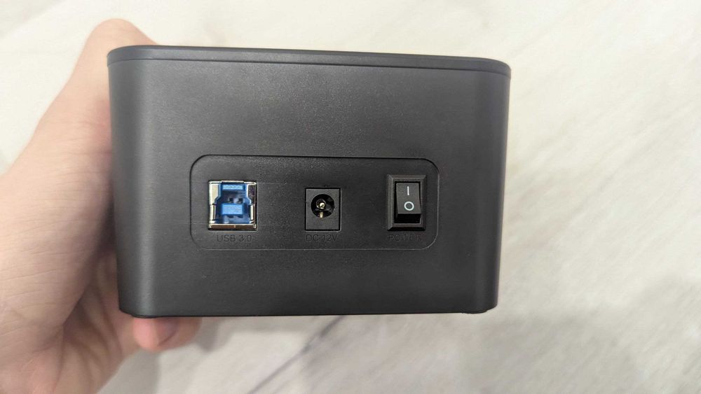 Док станція FIDECO для двох накоплювачів SSD/HDD 2.5"/3.5" SATA USB3.0