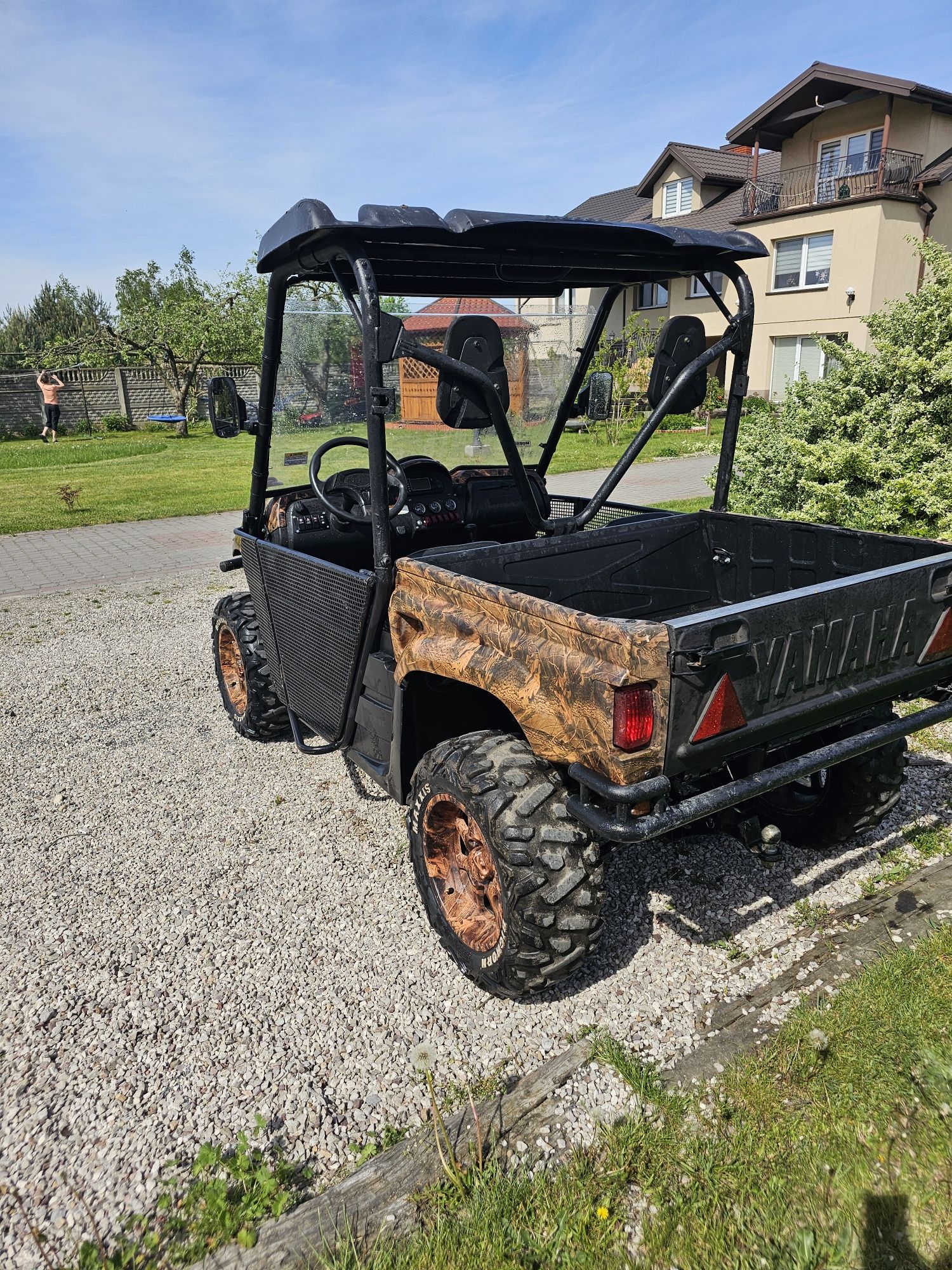 Quad Yamaha Rhino 660 4x4 Grizzly zamiana mini koparka