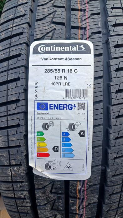 285 55 16c Continental Van Contact 4Season