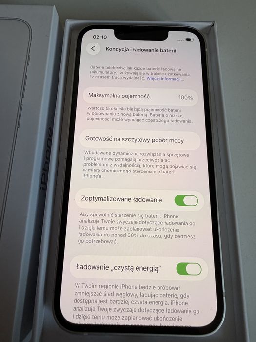 iPhone 13 mini 256gb Starlight Idealny Bateria 100%