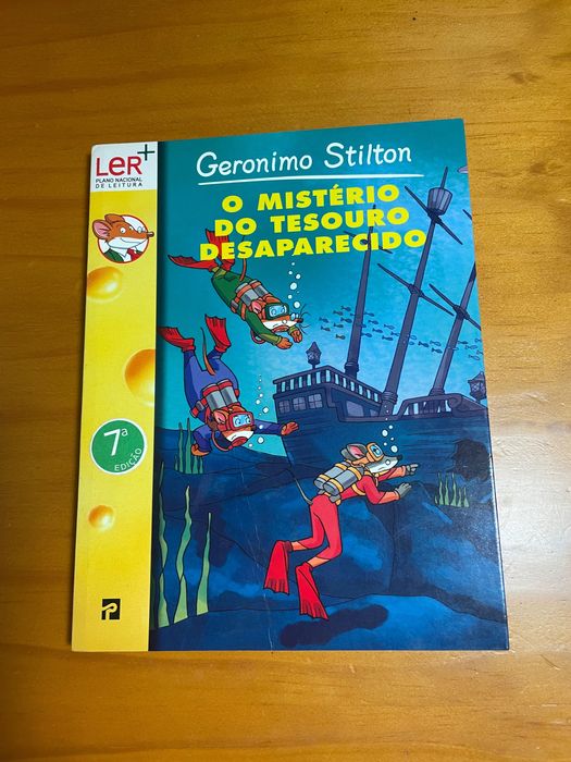 8 livros da coleção Geronimo Stilton