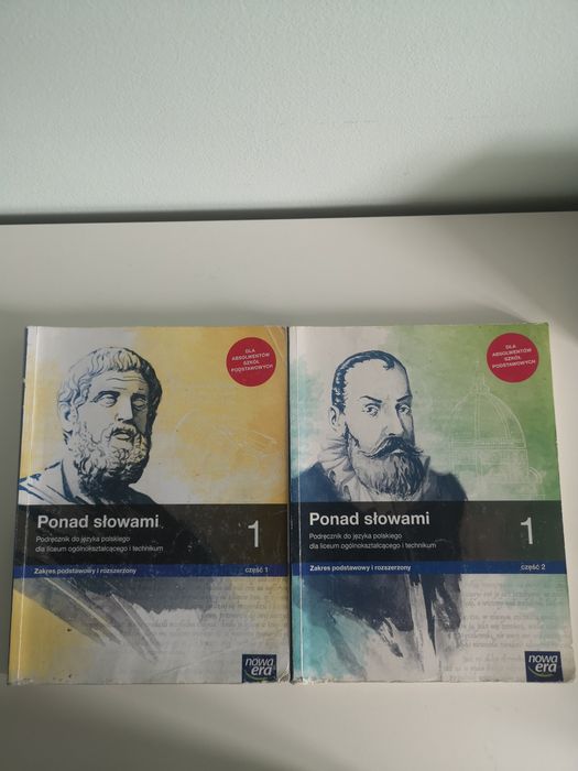 Ponad słowami 1 cz. 1 i 2 podręcznik