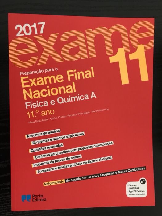 Preparação Exame Final Fisica e Quimica 11º Ano - 2017